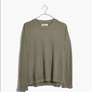 Oversized waffle knit